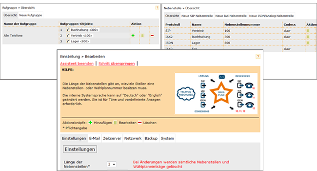 Asterisk Webinterface